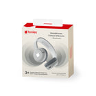 tonies - Casque d’écoute Bluetooth - Gris lune -Les lumières à DEL en forme de tête de chat sur chaque oreillette ajoutent une touche amusante et colorée