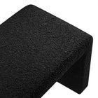 Modway - Simba Tissu Boucle Banc long de la chute d’eau - Noir-8