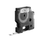 DYMO - Ruban d'étiquettes D1, 9 mm (3/8 po), noir sur blanc-Polyester durable autocollant