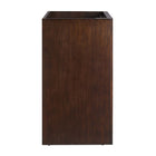 Modway - Appia 24" Armoire de toilette de salle de bain (lavabo non inclus) - Noyer-Coussinets de pied non marqués