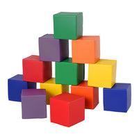 Soozier - Ensemble de 12 blocs de mousse souples pour tout-petits - Couleurs primaires-Parfait pour une utilisation à l'école, à la garderie ou à la maison  
