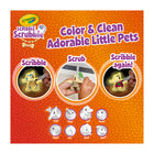 Crayola - Ensemble combo de dinosaures luminescents Scribble Scrubbie de -Cet ensemble comprend 7 dinosaures Scribble Scrubbies, 1 brosse et 6 marqueurs!