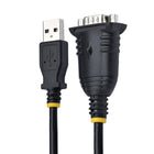 Startech - Câble USB-série de 3 pieds (1 m) - Convertisseur DB9 mâle RS232 vers USB - CI prolifique-Compatibilité des appareils : Utilisez cet adaptateur série USB vers RS232 pour connecter, configurer et surveiller de manière fiable les périphériques série. Compatible avec les lecteurs/scanners de codes-barres, les commutateurs réseau, les imprimantes de reçus, les PLC, les dispositifs médicaux, les oscilloscopes, les balances, etc