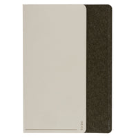 Gry Mattr - Cahier de notes contrastant duo - 8 x 6 po-Cahier de notes deux-en-un pour une prise de notes organisée