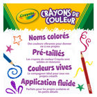 Crayons de couleur Crayola, boîte de 24-8