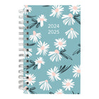 Blueline - 2024-2025 12-mois agenda académique quotidien/mensuel - 8 po x 5 po - Collection Blossom assortie - Anglais-Horaire de rendez-vous de 7 h a.m. à 7 h 30 p.m. avec des intervalles de 30 minutes