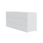 Nexera - Commode James Nexera James à 6 Tiroirs-6 tiroirs range-tout sur coulisses de métal