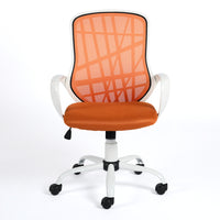39F - Fauteuil pour le bureau Desert à dossier élevé, orange/noir (3339-DM6442-0W)-1