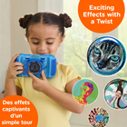 VTech - KidiZoom Camera Pix FX - Bleu - Bilingue-Augmentez la capacité de stockage à l’aide d’une carte microSD (non incluse) jusqu’à 32 Go (classe 10 ou supérieure) pour conserver davantage de photos et de vidéos