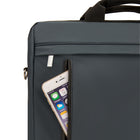 Vangoddy - Adler Sac messager pour ordinateur portable jusqu'à 15,6 po - Gris métallisé-Convient à un ordinateur portable de 14 à 15,6 pouces