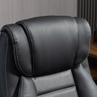 Vinsetto - Fauteuil de bureau exécutif à haut dossier avec massage à vibrations 6 points - noir-Couleur : Noir