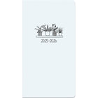 DateWorks - Planificateur de poche mensuel Simplicity 2025-2026 - 3,5 po x 6,5 po - Bilingue-Juin 2024 - Décembre 2026