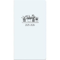 DateWorks - Planificateur de poche mensuel Simplicity 2025-2026 - 3,5 po x 6,5 po - Bilingue-Juin 2024 - Décembre 2026