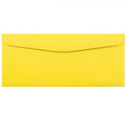 JAM Paper Enveloppes Brite Hue à ouv. latérale avec fenêtre en papier recyclé, rabat gommé, 4 1/8 x 9 1/2 po, jaune, pqt/100-Taille : No 10 (4 1/8 x 9 1/2 po)
