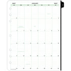 Day–Timer – Recharge d’agenda quotidien 2027 format folio – 11 po x 8 1/2 po – anglais-12 mois à onglet : janvier 2027 à décembre 2027