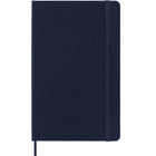 Moleskine - Agenda semainier Classic18 mois 2025-2026 - couverture rigide - grand format (12 -7 x 21 cm) - bleu saphir - 208 pages-Angles arrondis, fermeture à élastique et ruban marque-page assorti