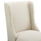 Modway - Baron Tissu rembourré Tabouret de comptoir - Beige-Assemblée requise
