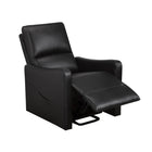 Brassex - Fauteuil releveur inclinable 913654 Levo - noir-Fonction de levage motorisée