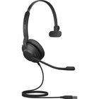 Jabra - Evolve2 30 SE UC Mono - Casque-Matériau utilisé : Coussin bandeau en mousse ultra douce recouvert de similicuir de couleur assortie, coussinet d'oreille en mousse audio souple recouvert de similicuir de couleur assortie, bras coulissant en acier inoxydable.