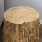 HOMCOM - Table d’appoint aspect béton - brun naturel-Couleur : Marron naturel 