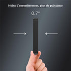 MyBat - Batterie externe Pro 10 000 mAh - Drapeau du Canada-Fixation magnétique sécurisée pour smartphones compatibles