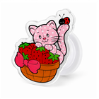 Orbit – Support de téléphone Strawberry Shortcake à adhérence sûre-Organisateur de câbles : Enroulez vos câbles USB ou écouteurs pour un rangement facile
