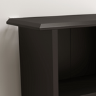 HOMCOM - Armoire de rangement multimédia DVD mince à 9 niveaux avec étagères ajustables - noir-Structure en panneaux de particules solide avec une surface mélaminée pour un nettoyage facile 
