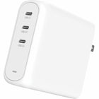 Creative Labs - Chargeur mural GaN 51MZ0525AA000 140 W à 3 ports - Blanc-Utilise la technologie GaNFast Power IC de troisième génération pour une charge efficace
