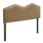 Modway - Cosette Performance Velvet Tête de lit Queen size, Taupe-Velours de performance résistant aux taches