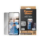 PanzerGlass - Protecteur d'écran de confidentialité pour Samsung Galaxy S24 - Noir-Le filtre de confidentialité rend l'affichage presque invisible