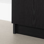South Shore - Liora - Ensemble bibliothèque et 2 bibliothèques étroites 5 tablettes modulaire- Chêne noir-Poids de l'item: 208 lb