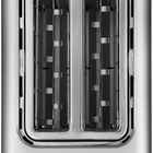 Salton - grille-pain tactile - 2 tranches acier inoxydable-Rangement du cordon pratique et s’éteint automatiquement lors d’un blocage