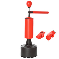 Soozier - Support De Sac De Boxe Autoportant Avec Bras Flexible Rotatif 360° - Poire De Vitesse - Base Remplissable D’Eau Ou De Sable-Assistant d'entraînement de boxe professionnel pour améliorer votre niveau de boxe    