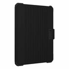 UAG - Étui Robuste Metropolis Folio iPad 10.9 2022 (10th Gen), Noir-Support réglable avec couvercle folio de réveil/veille automatique