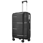 TRAVLR - Valise grande rigide légère de 28 po - Noir -Fabriqué en polypropylene 