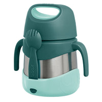 b.box - Boîte alimentaire isotherme - 335ml - Forêt Émeraude-Garde les aliments chauds pendant 5 heures ou froids pendant 7 heures – parfait pour l’école ou les repas à emporter