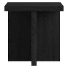 Hudson&Canal - Table d'appoint carrée Elna de 56 cm de largeur, , grain noir-La table est fabriquée à partir de matériaux MDF de haute qualité et durables