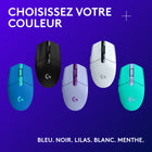 Logitech - Souris optique de jeu sans fil  G305 Lightspeed, bleue-8