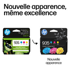 HP 935 Ens. 3 cartouches d’encre cyan, magenta et jaune d’origine (N9H65FN)-Compatibilité: HP Officejet 6812. HP Officejet Pro 6230, 6830, 6835.