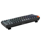 Adesso - EasyTouch 1000 Clavier mécanique RVB – Sans fil/filaire/Bluetooth, QMK/VIA, interrupteurs rouges hot-swappable, USB-C, 84 touches-Support programmable VIA/QMK : personnalisez chaque touche, macro et effet RVB à l’aide d’un logiciel open source