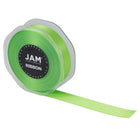 JAM Paper - Ruban de satin double face - 7/8" de large x 25 m - Vert lime-Quantité : Rouleau vendu à l'unité