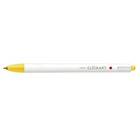 Zebra - ClickArt Retractable Marker Pen - Jaune-Parfait pour la journalisation, le codage couleur, le dessin et l’écriture quotidienne