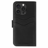 Ideal of Sweden - Coque Magnet& Wallet avec MagSafe pour iPhone 16 Pro Max - Noire-Conception antichoc avec des bords surélevés pour protéger l’écran et l’appareil photo