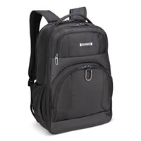 Nextech - Sac à dos de voyage avec compartiment pour ordinateur portable jusqu'à 16 po - 32 L, Noir -La capacité de 32 litres offre beaucoup d'espace avec 5 compartiments à fermeture éclair et une poche RFID pour plus de sécurité