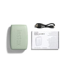 Fujifilm - Imprimante pour téléphone intelligent Instax Mini Link 3 - Vert sauge-Voyants indicateurs à DEL à l'avant de l'imprimante