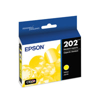 Epson - T202 Cartouche d'encre - Capacité standard - Jaune-Textes nets et couleurs brillantes pour des impressions de grande qualité, encre à séchage rapide