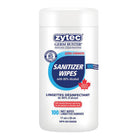 Zytec - Lingettes désinfectantes Germ Buster extra fortes 80 % PRO – 12 paquets de 100 lingettes-Contient 80 % d'alcool éthylique