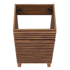 Modway - Render 18" Armoire de toilette de salle de bain (lavabo non inclus) - Noyer-8