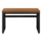 Monarch Specialties - 7675 Bureau 48 po L - Hauteur Adjustable Noyer/Metal Noir-Assemblage requis: des instructions illustrées et tout le matériel sont fournis pour plus de commodité (des outils supplémentaires peuvent être nécessaires)