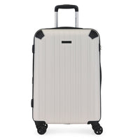 Swiss Mobility - PVG 25.50" Valise rigide à roulettes - Alabaster-Coque rigide fabriquée à partir d'un mélange hautement résistant de composite ABS et polycarbonate